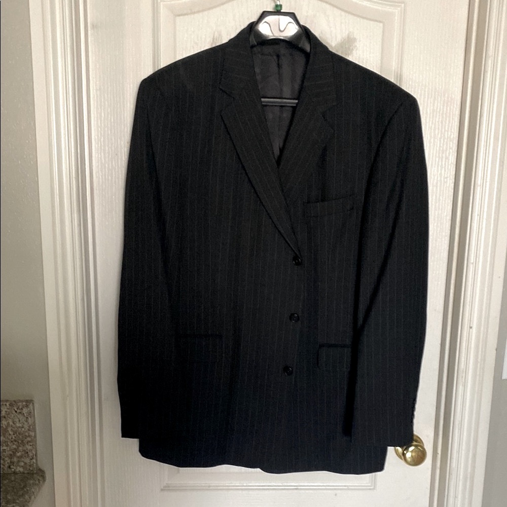 Stafford Black Sport Coat Classic Blazer
